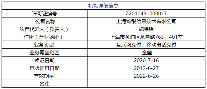 瀚银支付被罚1406万元！已推出“刷脸版”无卡支付产品(图4)