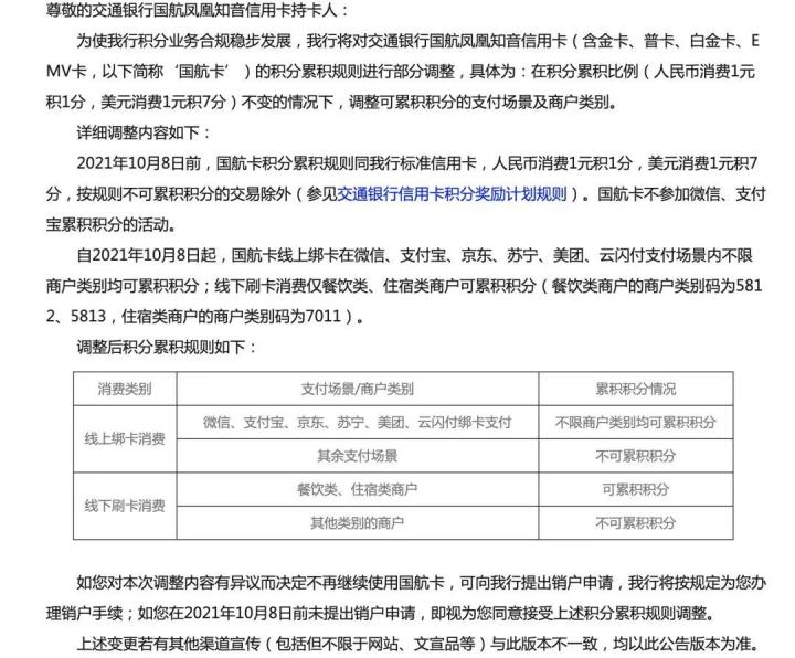 交通银行信用卡积分政策，重大变化！(图1)